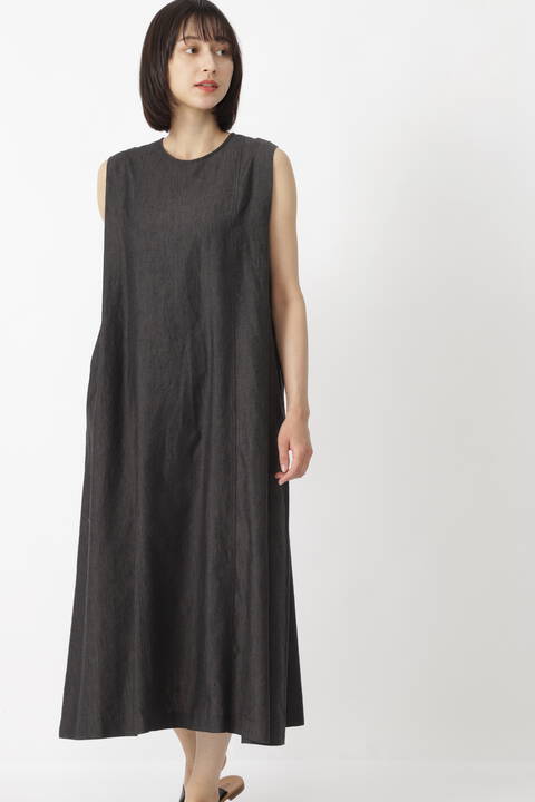 Human Woman Pe レーヨンリネンワンピース ヒューマンウーマン Human Woman Pe レーヨンリネンワンピース ヒューマンウーマン