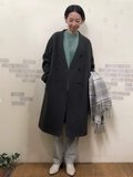 裏起毛スリムテーパードパンツ