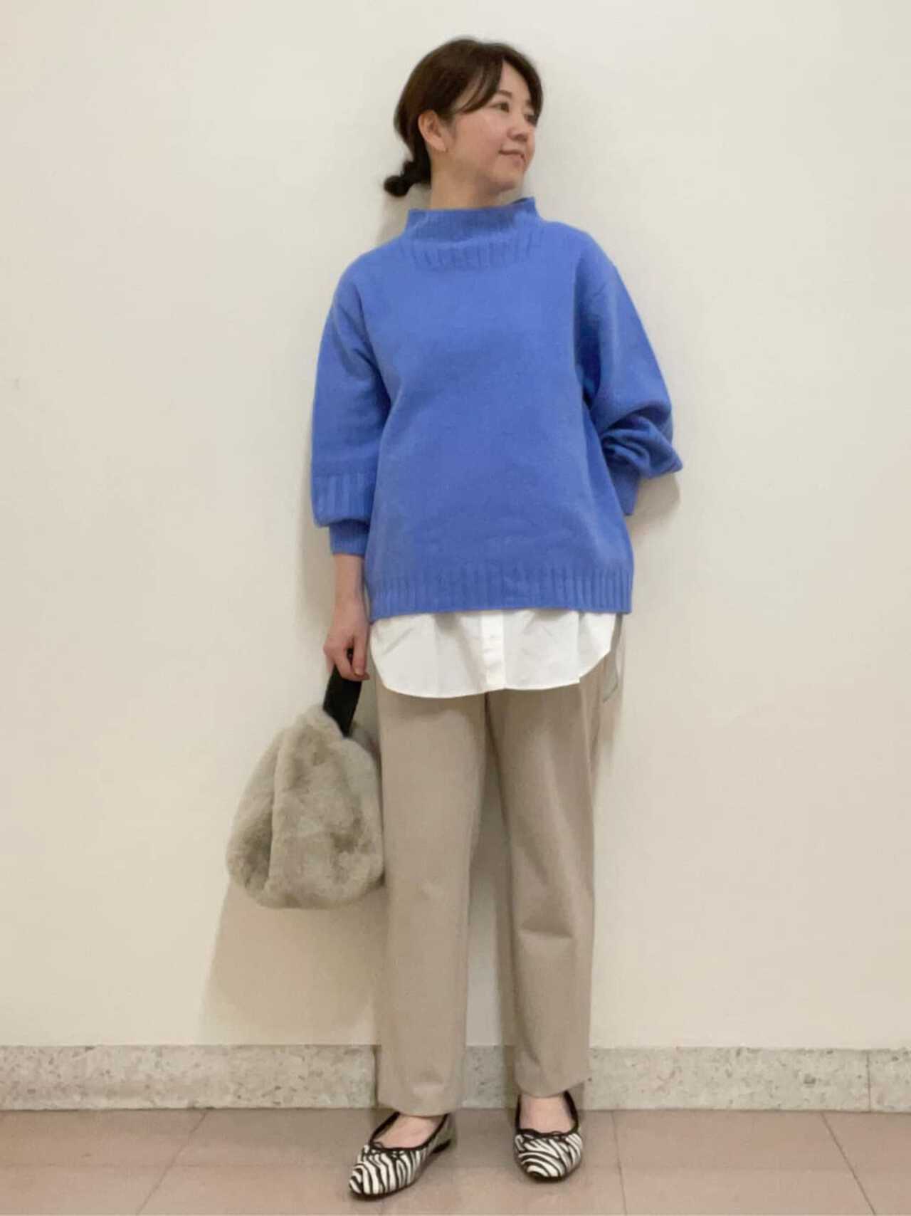裏起毛スリムテーパードパンツ