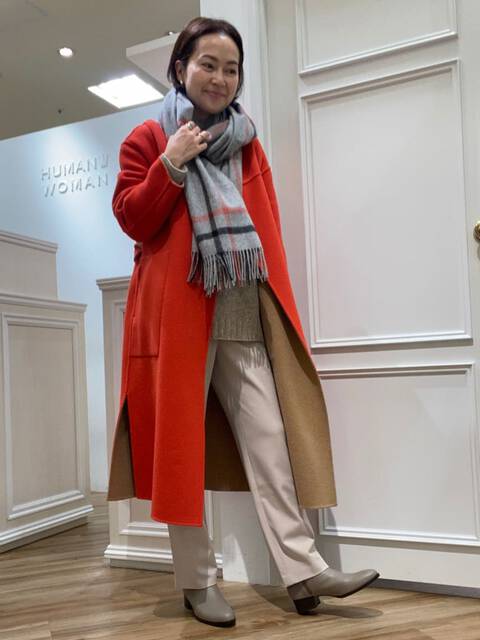 裏起毛スリムテーパードパンツ