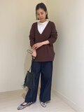 ゼブラ柄フラットシューズ