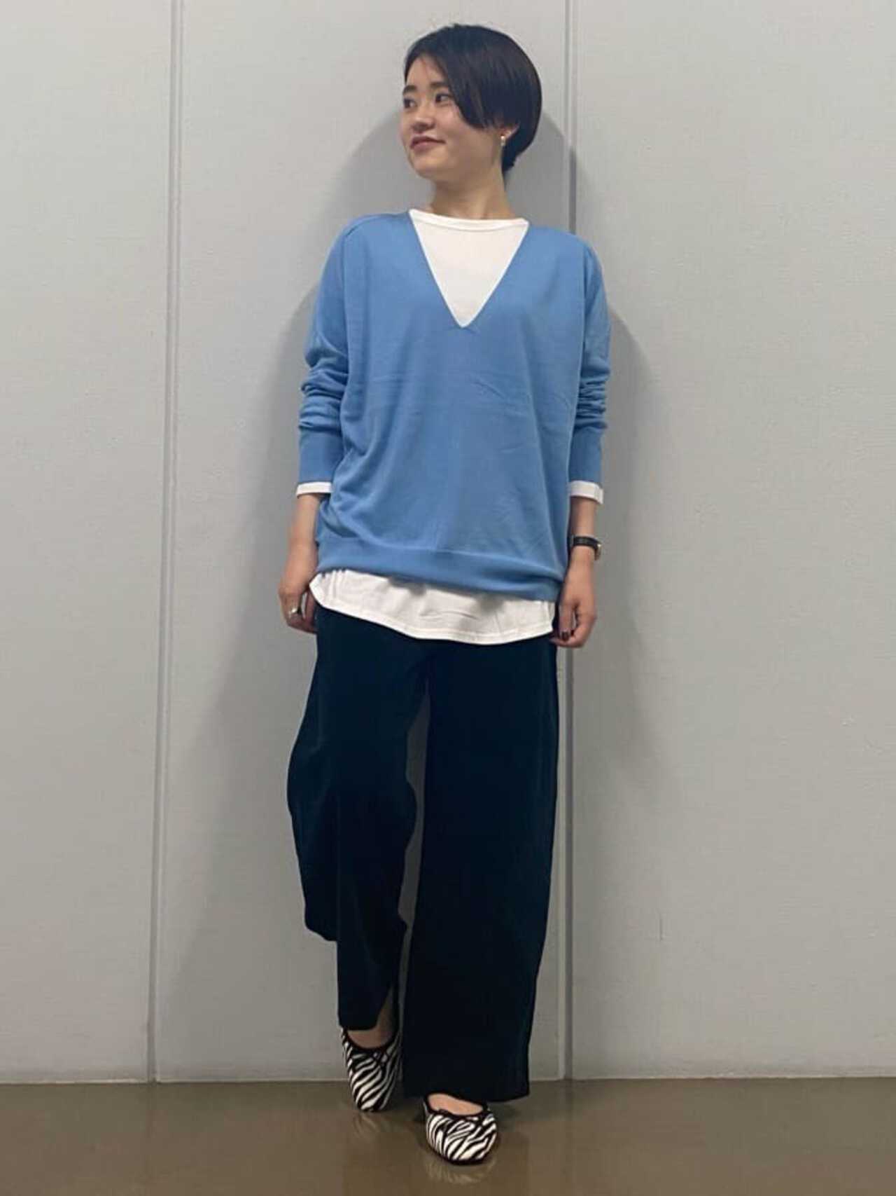 ゼブラ柄フラットシューズ