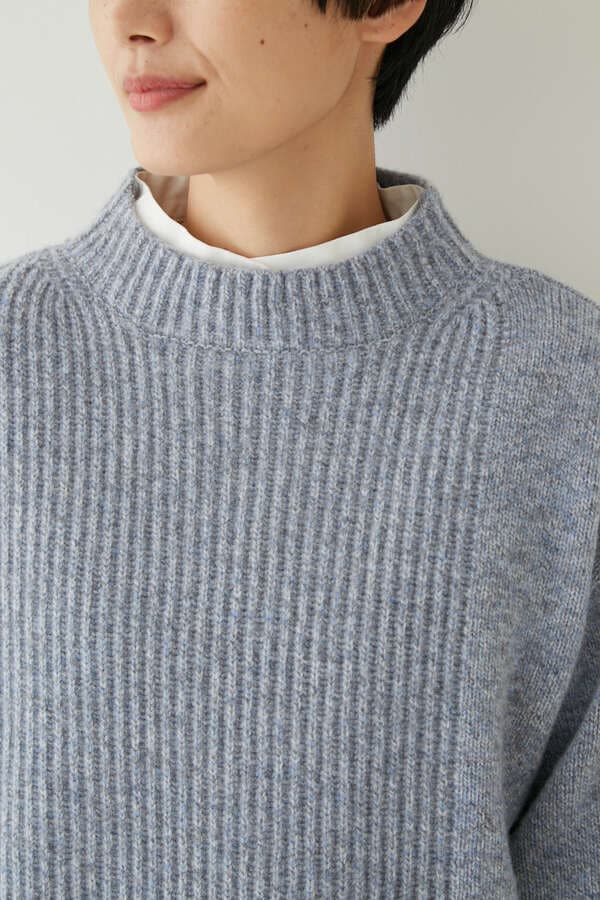 ポイント10倍】 ニット/セーター MELT THE LADY layered collar knit ...