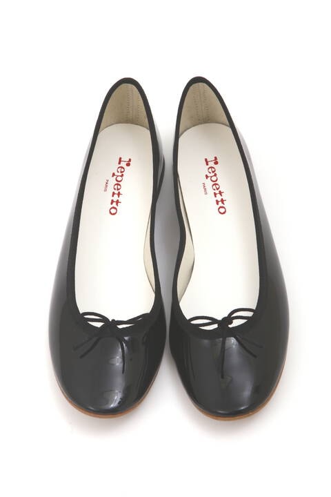 【Repetto】フェイクレザーバレエシューズ