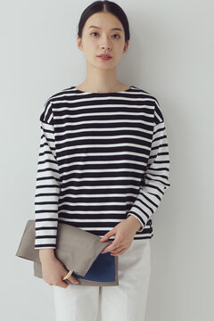 【WEB限定カラー】ドッキングボーダーカットソー
