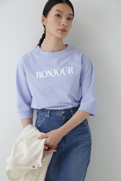 【WEB限定カラー】ＢＯＮＪＯＵＲロゴＴシャツ