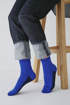 【先行予約 4月上旬-下旬 入荷予定】ＷＡ．ＣＬＯＴＨ　バイカラーソックス