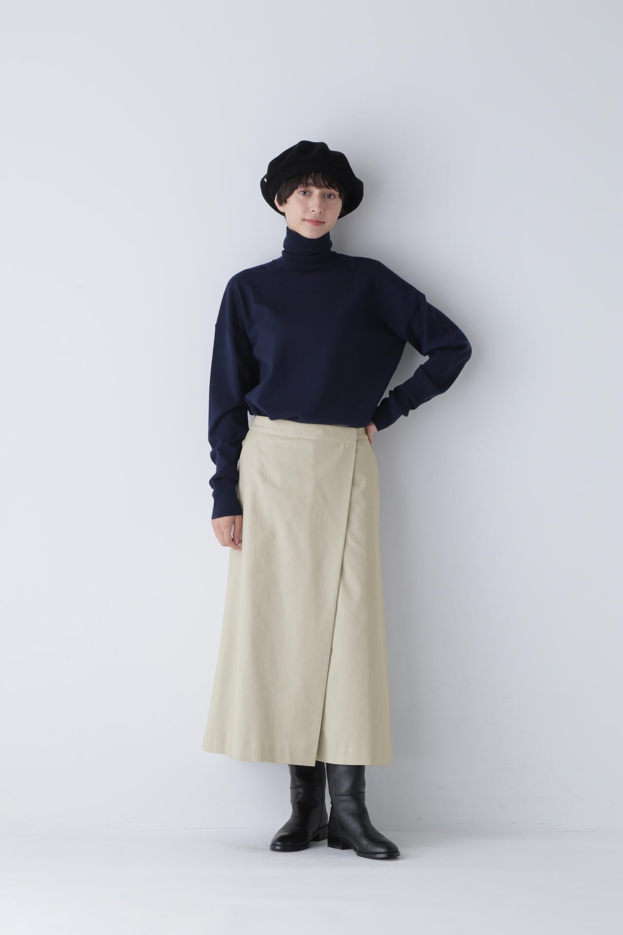 【店舗限定カラー】ライトモールスキンスカート