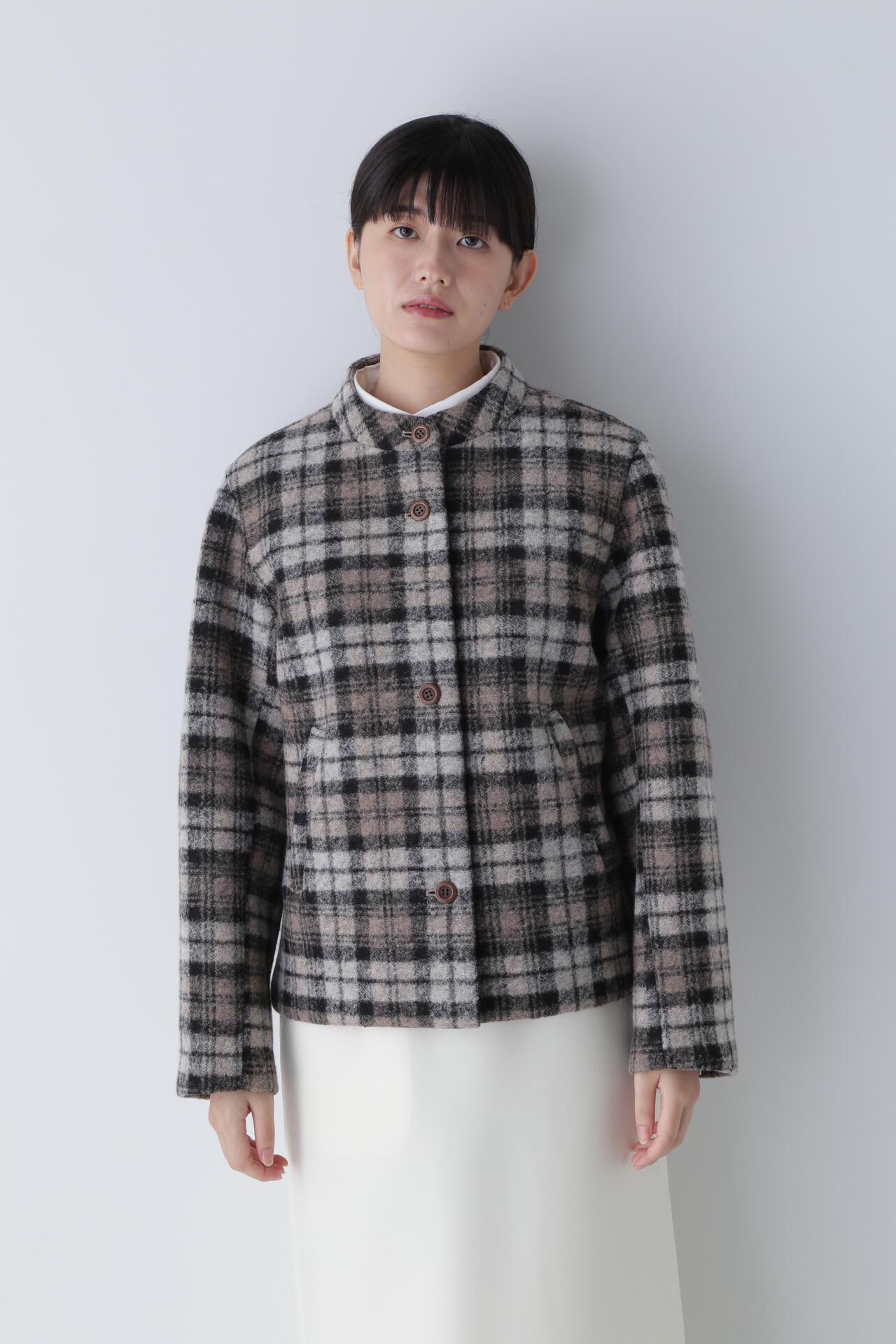 unknown tweed 短丈 ブルゾンOnevintage