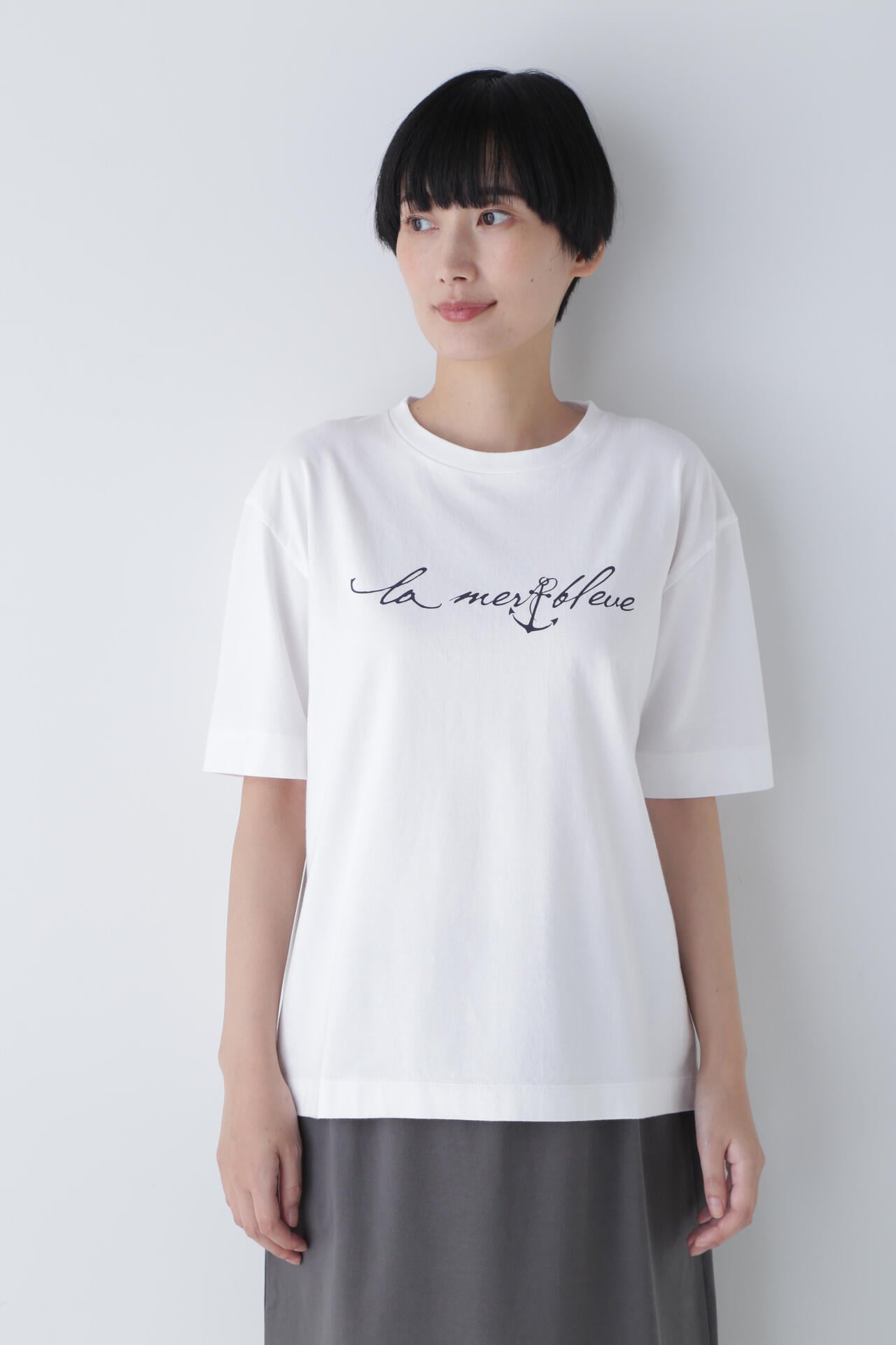 HUMAN WOMAN】マリンロゴＴシャツ | ヒューマンウーマン