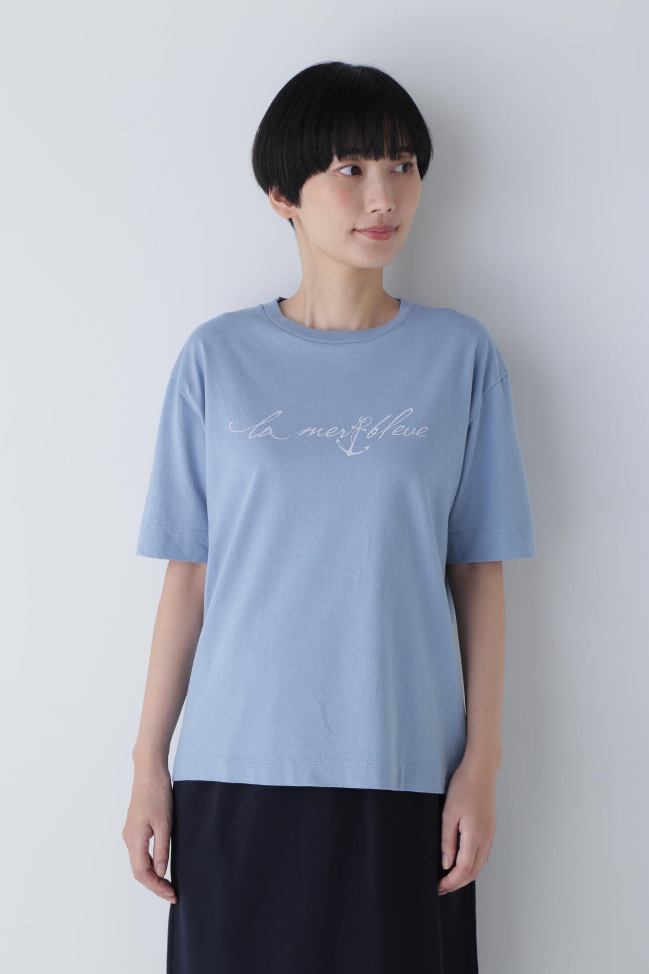 HUMAN WOMAN】マリンロゴＴシャツ | ヒューマンウーマン