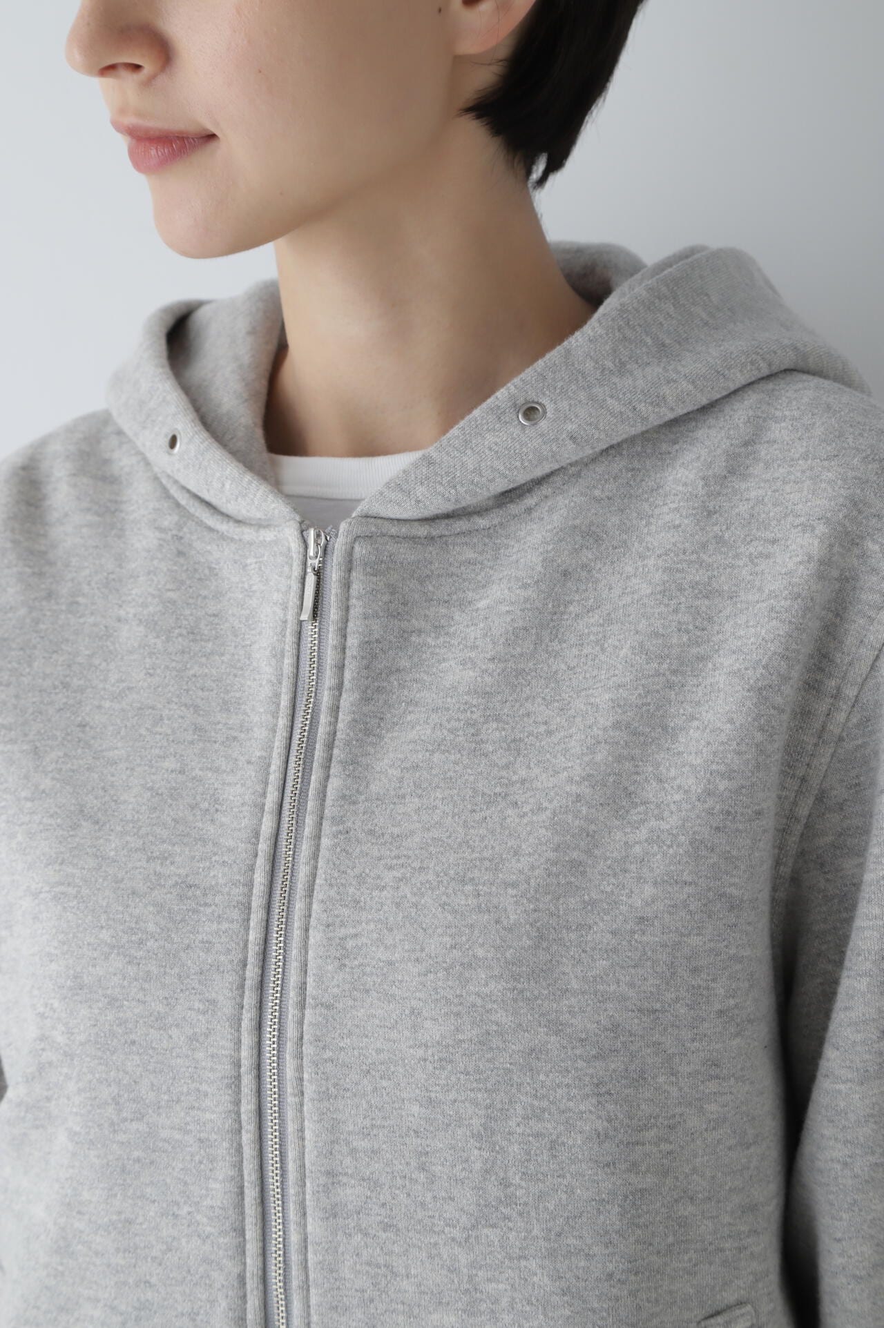 All Yours Zip Hoodie, Heathered Core Medium Grey