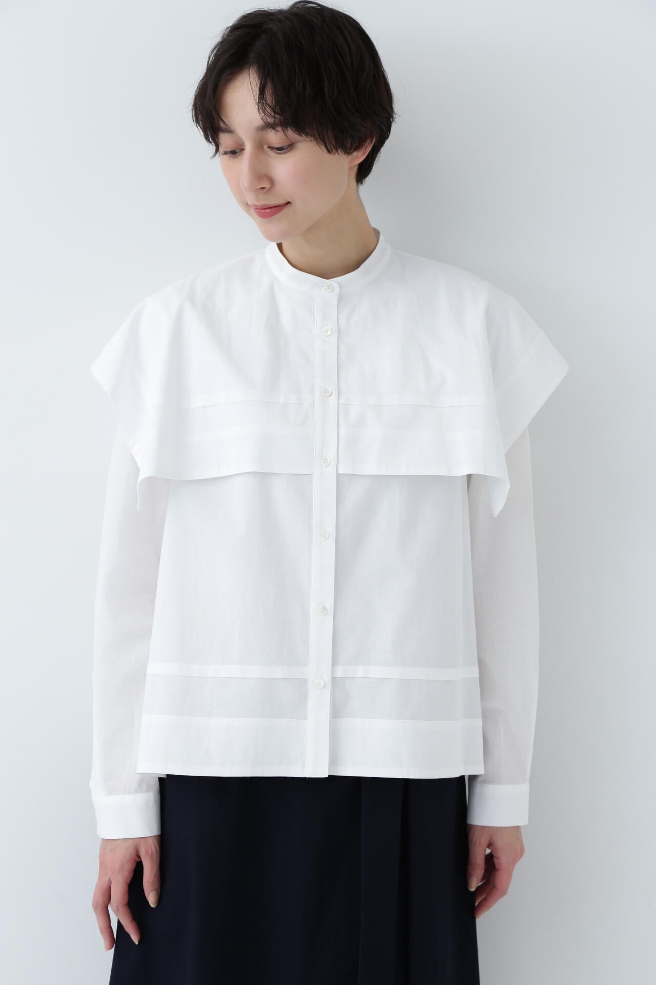 Pachman Mantle Blouse ケープ ブラウス - トップス