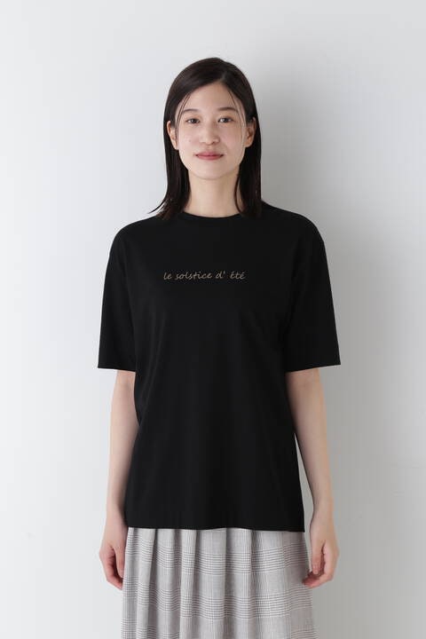 メッセージロゴプリントＴシャツ