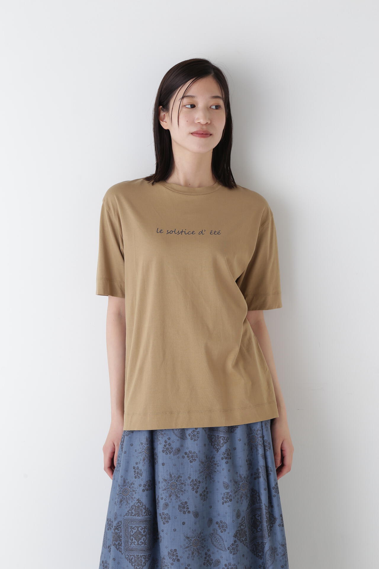 メッセージロゴプリントＴシャツ