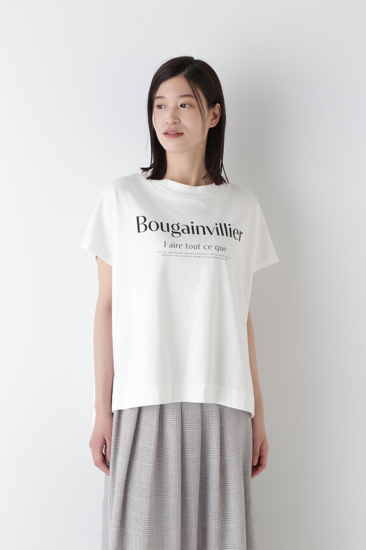 ロゴプリントプレーティングBIGTシャツ