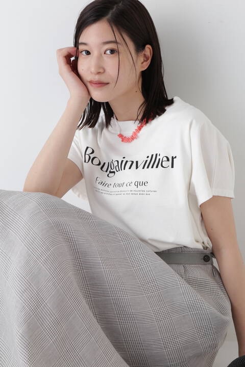 ロゴプリントプレーティングBIGTシャツ