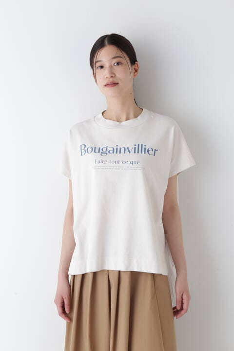 ロゴプリントプレーティングBIGTシャツ