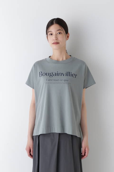 ロゴプリントプレーティングBIGTシャツ