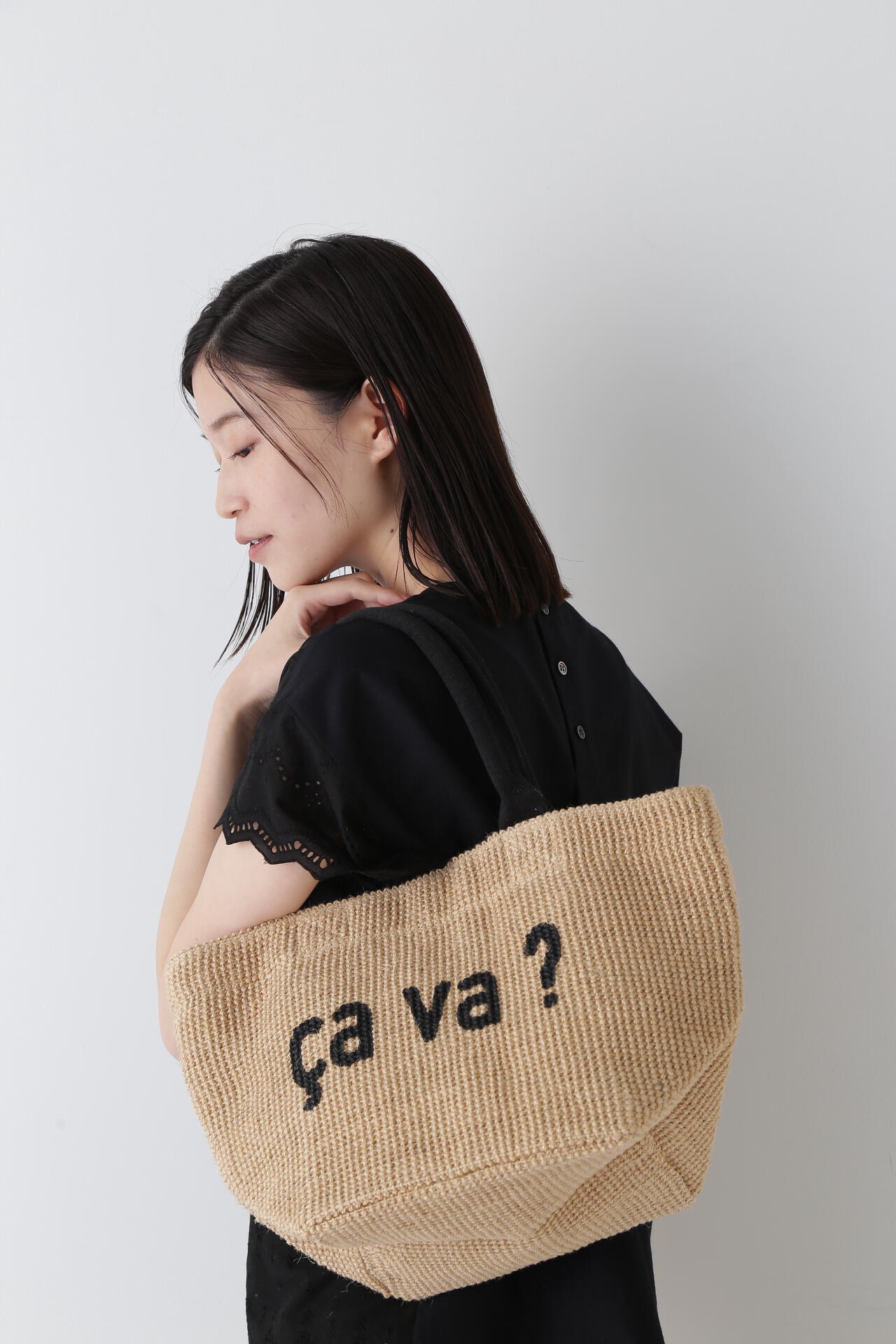 【WEB限定】【FABRICOコラボ】ジュートバッグcava?