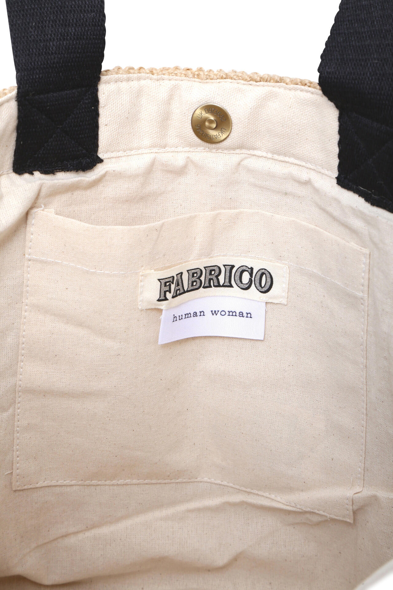 【FABRICOコラボ】ジュートバッグBonjour