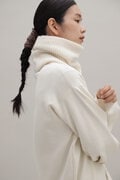 【先行予約 10月上旬-下旬 入荷予定】【wagona】【OLUNATURALBASIC】カシミヤリブニットスヌード