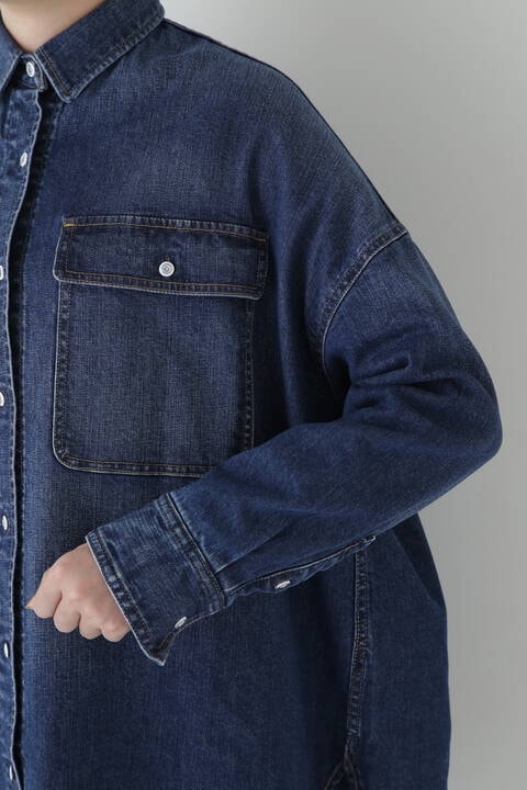 【先行予約 2月上旬-下旬 入荷予定】【Healthy Denimコラボ】オーバーシャツ