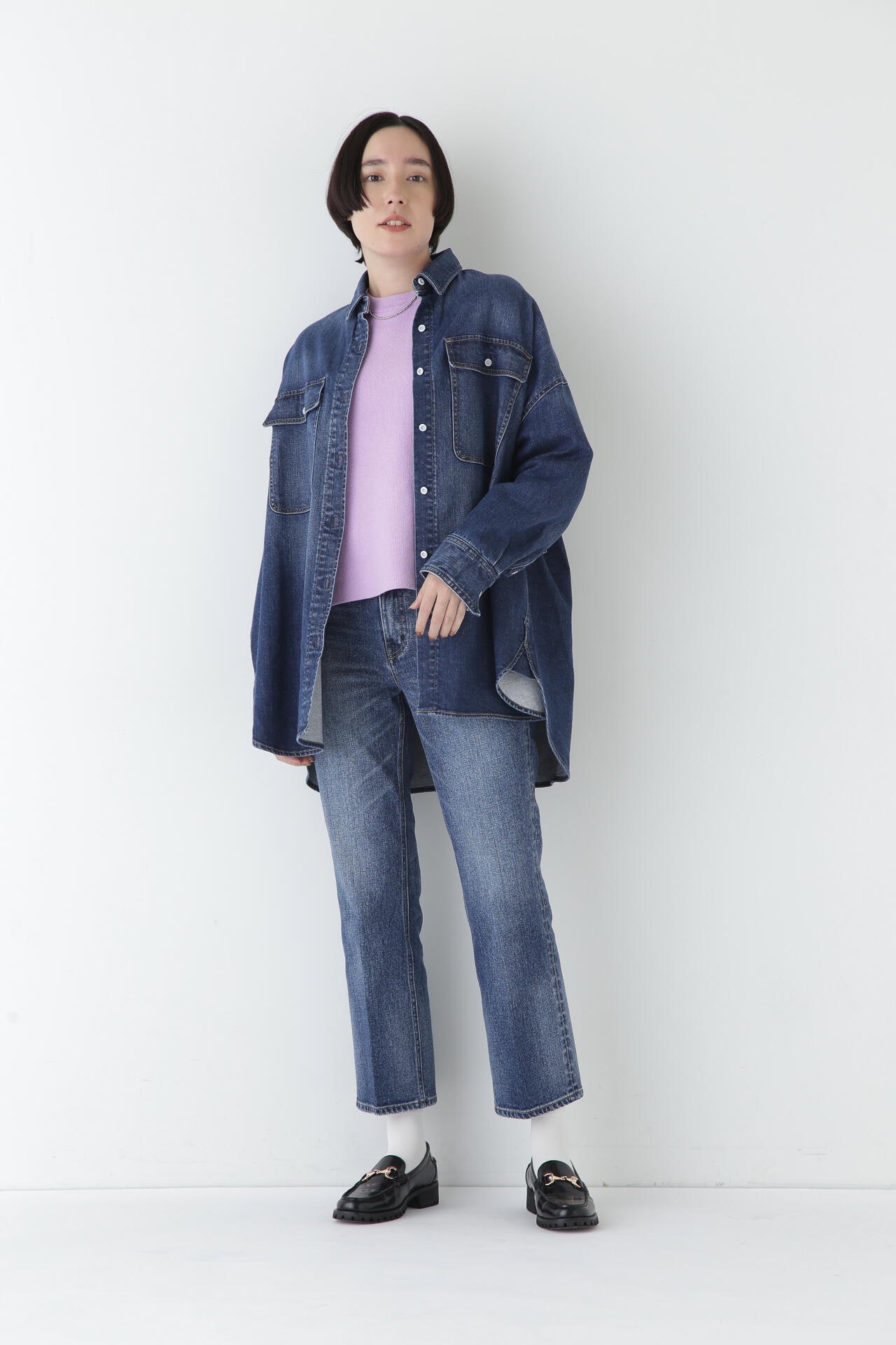 【先行予約 2月上旬-下旬 入荷予定】【Healthy Denimコラボ】ストレートデニム