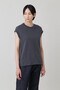 WOMEN'S SUVIN GIZA COTTON FRENCH-SLEEVE