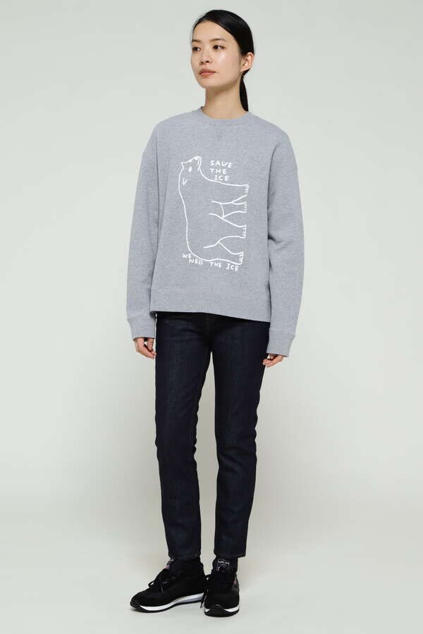 【DAVID SHRIGLEY AND SUNSPEL】WOMEN’S COTTON LOOPBACK