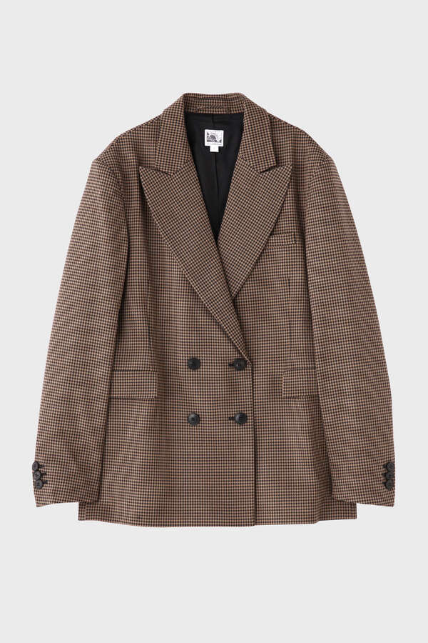 【Sunspel and Edie Campbell】WOMEN’S WOOL ELASTIC HOUNDSTOOTH