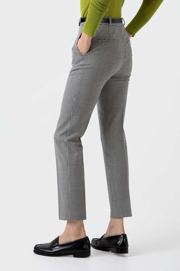【Sunspel and Edie Campbell】WOMEN’S WOOL ELASTIC HOUNDSTOOTH