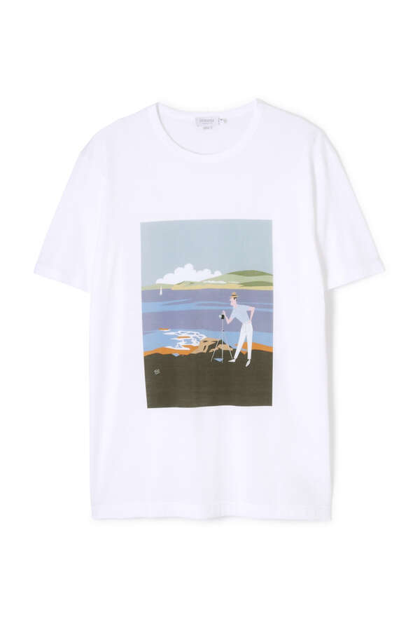 Akira Sorimachi Men S Q Classic T Shirts Tops Outlet Men Sunspel サンスペル公式サイト