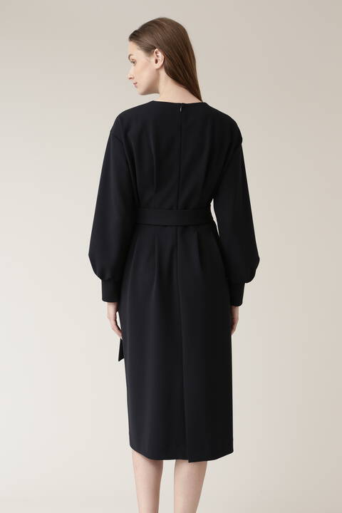 ニットジョーゼットワンピース Tokyostyle