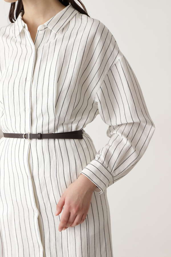 麻混ストライプシャツワンピース Pinky Dianne ピンキーアンドダイアン 公式 通販mix Tokyo ミックスドットトウキョウ