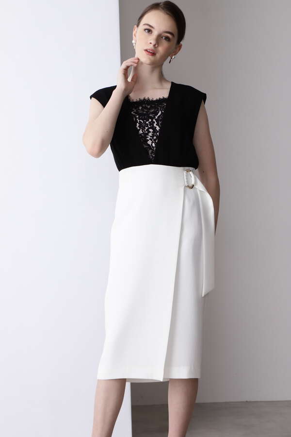 レースコンビバイカラーワンピース Pinky Dianne ピンキーアンドダイアン 公式 通販mix Tokyo ミックスドットトウキョウ