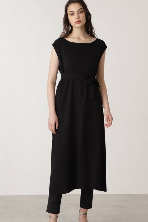 フロントスリットロングニットワンピース Tokyostyle フロントスリットロングニットワンピース Tokyostyle