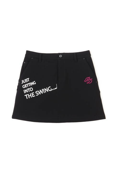 [GOLF]ロゴ刺繍ソフトダンボールスカート