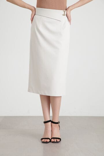 [WEB限定サイズ] メタルプレートタイトスカート