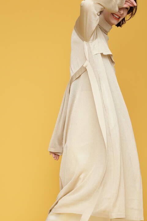 シアートレンチニットコート Tokyostyle