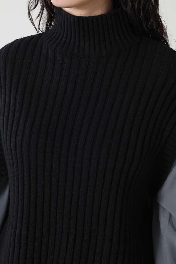 Rose Bud ニットベスト付きワンピース ブラック グレー ホワイト 公式通販 レディースファッションのrose Bud Online Store