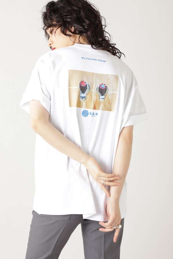 【CREOLME】バックプリントTシャツ (ブラック・ホワイト・ホワイト・ベージュ) | 【公式通販】レディースファッションのROSE BUD