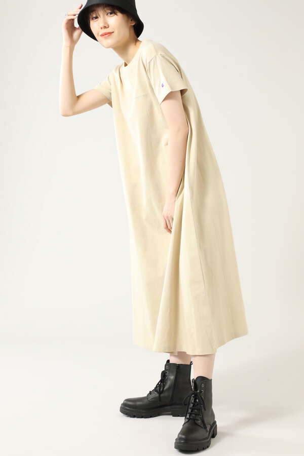 Champion Rose Bud Rose Bud別注 チャンピオンカットソーワンピース ブラック ベージュ ワイン 公式通販 レディースファッションのrose Bud Online Store