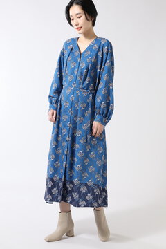 Rose Bud 前開きロングワンピース ホワイト ブラウン ブルー 公式通販 レディースファッションのrose Bud Online Store