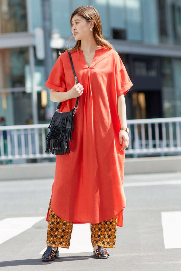 Rose Bud Vネックロングワンピース ブラック ベージュ グリーン オレンジ 公式通販 レディースファッションのrose Bud Online Store Rose Bud Vネックロングワンピース ブラック ベージュ グリーン オレンジ 公式通販 レディースファッションのrose Bud Online Store