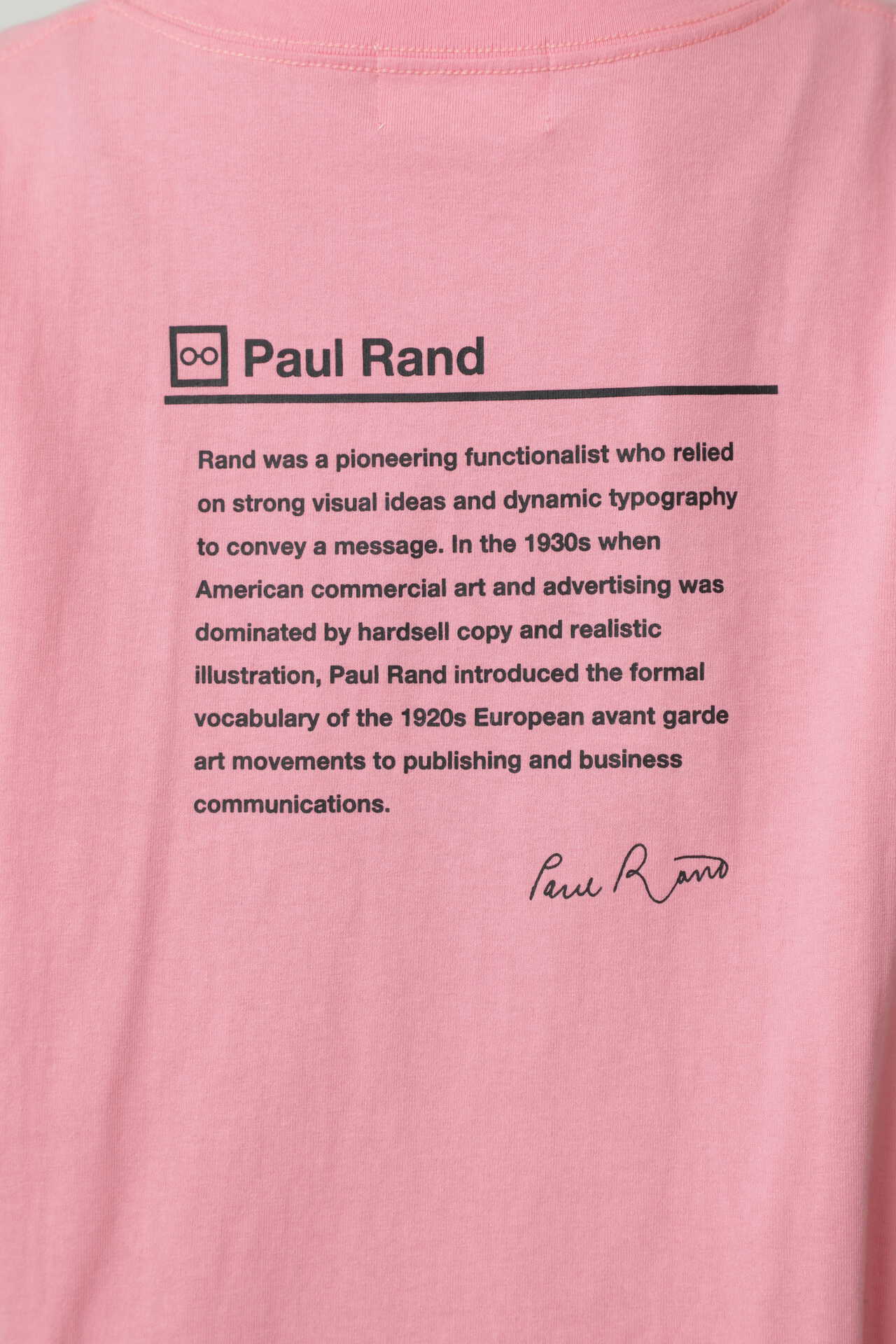 Paul RandグラフィックロングTシャツ