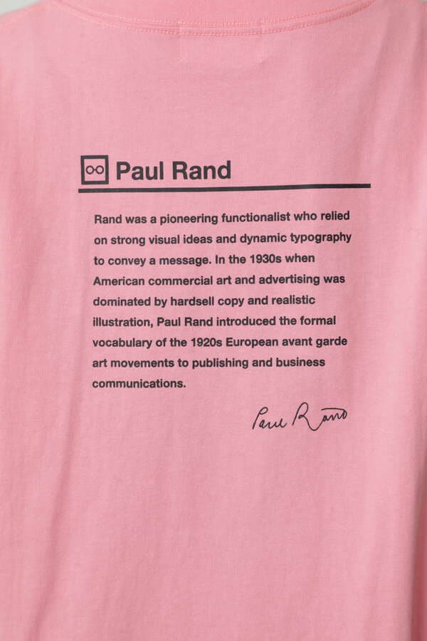 <TV掲載>Paul RandグラフィックロングTシャツ