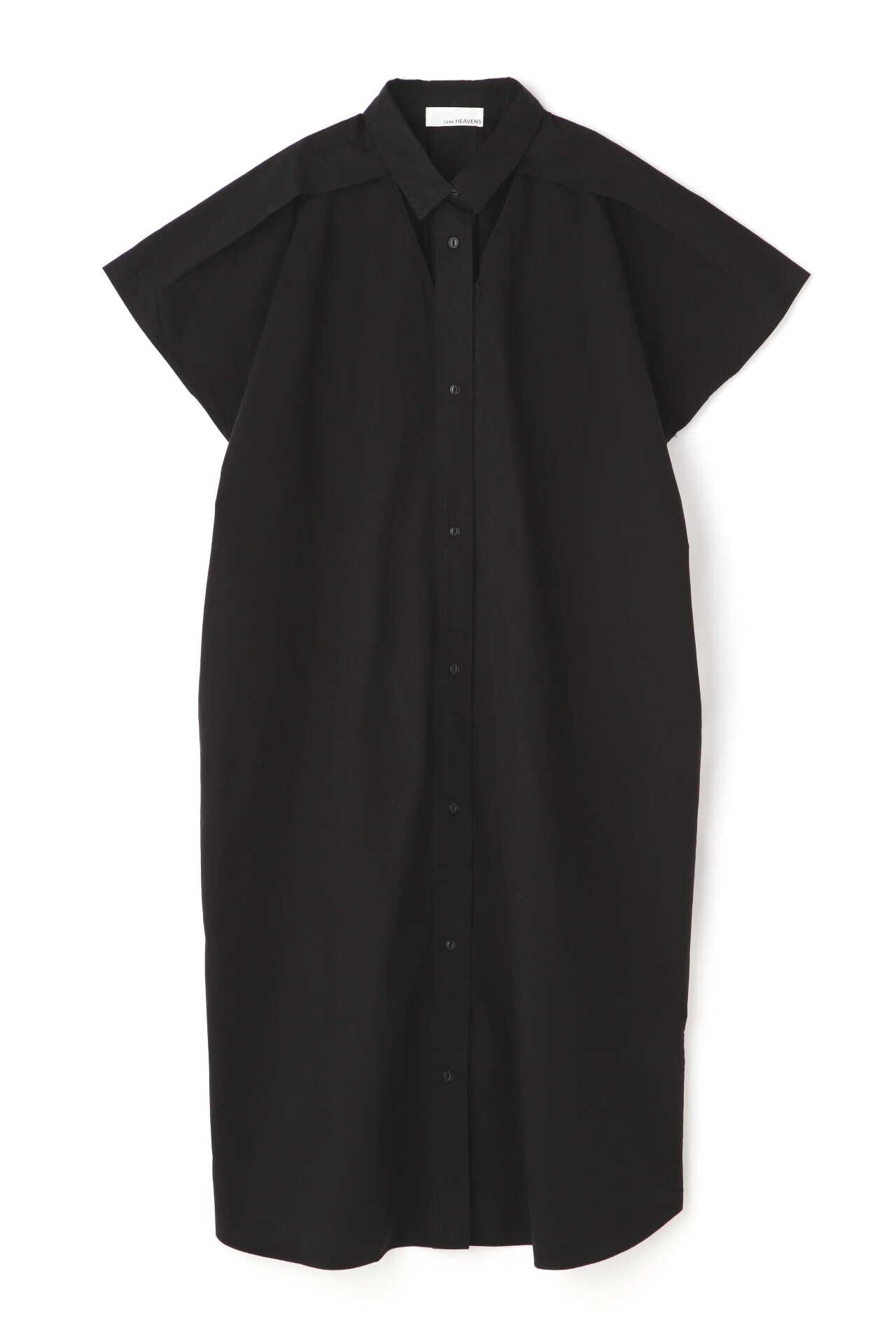 買取売値ROSE BUD オリジナル カットアウトシャツドレスカラー:ブラック ロングワンピース/マキシワンピース
