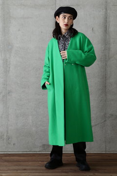 <TV掲載>ノーカラーコート