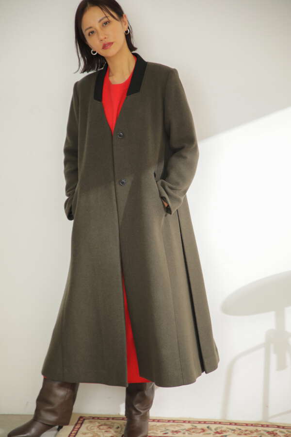 Na.e Standard Wool Coat -7cm丈　ナエコート